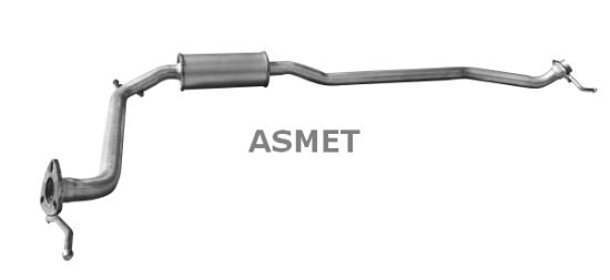 Obrázok Stredný tlmič výfuku ASMET  13031