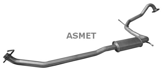 Obrázok Stredný tlmič výfuku ASMET  13033