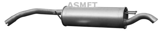 Obrázok Koncový tlmič výfuku ASMET  16092
