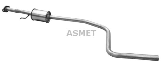 Obrázok Stredný tlmič výfuku ASMET  24036