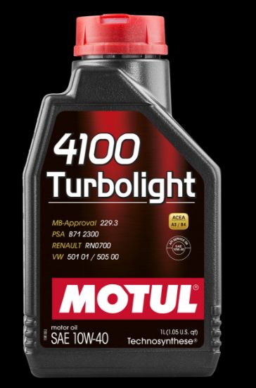 Obrázok Motorový olej MOTUL 4100 TURBOLIGHT 10W40 108644