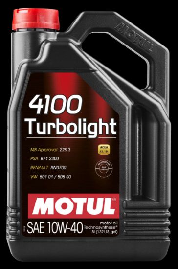 Obrázok Motorový olej MOTUL 4100 TURBOLIGHT 10W40 108645