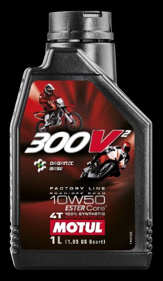 Obrázok Motorový olej MOTUL 300V² 4T FACTORY LINE 10W50 108586