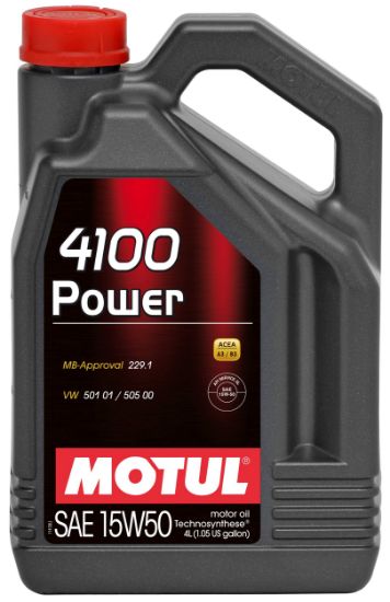 Obrázok Motorový olej MOTUL 4100 POWER 15W50 100271