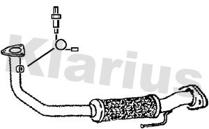 Obrázok Výfukové potrubie KLARIUS  301148