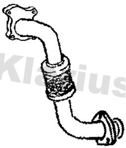Obrázok Výfukové potrubie KLARIUS  301172