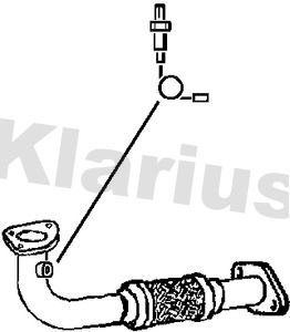 Obrázok Výfukové potrubie KLARIUS  301449