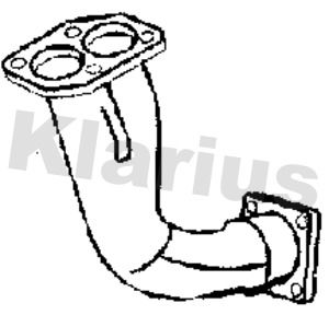 Obrázok Výfukové potrubie KLARIUS  301607