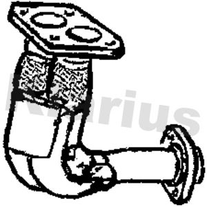 Obrázok Výfukové potrubie KLARIUS  301694