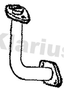 Obrázok Výfukové potrubie KLARIUS  301785