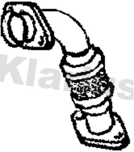 Obrázok Výfukové potrubie KLARIUS  301810