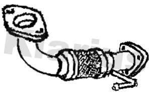 Obrázok Výfukové potrubie KLARIUS  302100