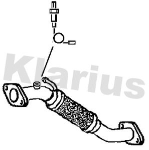 Obrázok Výfukové potrubie KLARIUS  302137
