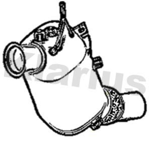 Obrázok Filter sadzí/pevných častíc výfukového systému KLARIUS  390973