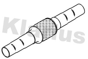 Obrázok Prużný diel výfuku KLARIUS  460282