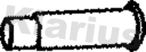 Obrázok Výfukové potrubie KLARIUS  460007