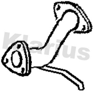 Obrázok Výfukové potrubie KLARIUS  110407