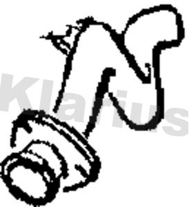 Obrázok Výfukové potrubie KLARIUS  120081