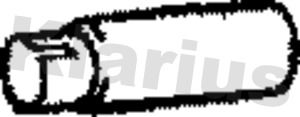 Obrázok Výfukové potrubie KLARIUS  110182