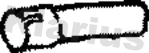 Obrázok Výfukové potrubie KLARIUS  110286