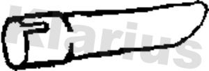 Obrázok Výfukové potrubie KLARIUS  110391
