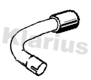 Obrázok Výfukové potrubie KLARIUS  110656