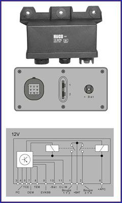 Obrázok Relé żeraviaceho systému HITACHI Hueco 132075