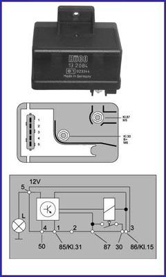 Obrázok Relé żeraviaceho systému HITACHI Hueco 132084