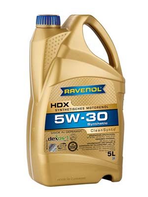 Obrázok Motorový olej RAVENOL  HDX SAE 5W-30 111112500501999