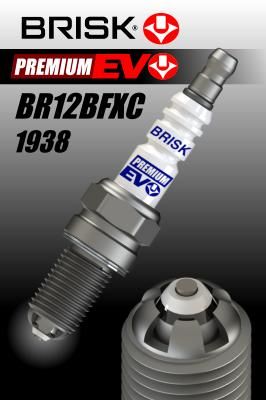 Obrázok Zapaľovacia sviečka BRISK BR12BFXC   PREMIUM EVO 1938