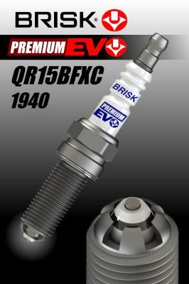 Obrázok Zapaľovacia sviečka BRISK QR15BFXC   PREMIUM EVO 1940