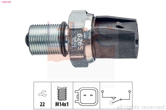 Obrázok Spínač cúvacích svetiel EPS Made in Italy - OE Equivalent 1860265