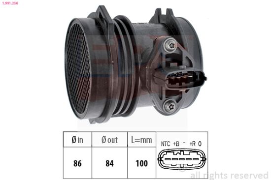 Obrázok Merač hmotnosti vzduchu EPS Made in Italy - OE Equivalent 1991256