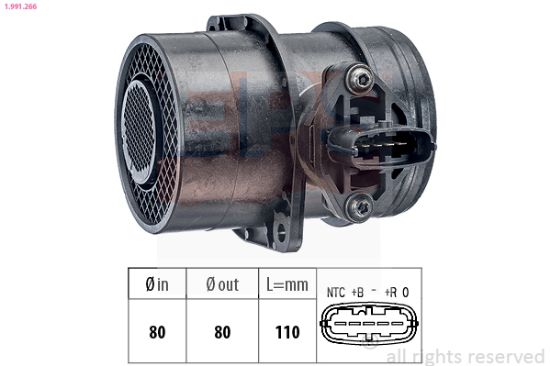 Obrázok Merač hmotnosti vzduchu EPS Made in Italy - OE Equivalent 1991266