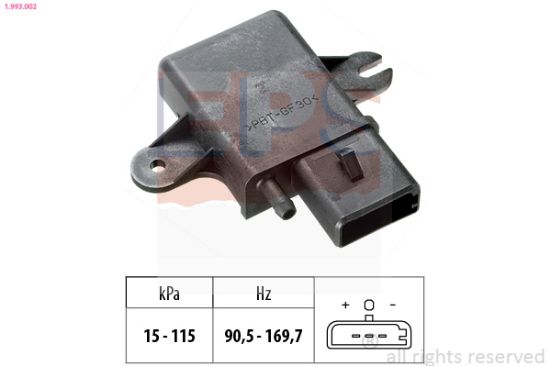 Obrázok Senzor tlaku nastavenia výżky EPS Made in Italy - OE Equivalent 1993002