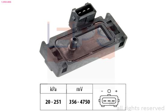 Obrázok Senzor tlaku nastavenia výżky EPS Made in Italy - OE Equivalent 1993006