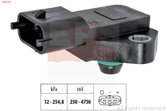 Obrázok Senzor tlaku nastavenia výżky EPS Made in Italy - OE Equivalent 1993022