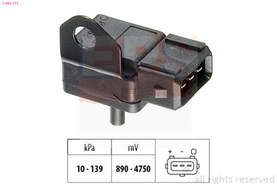 Obrázok Senzor tlaku nastavenia výżky EPS Made in Italy - OE Equivalent 1993111