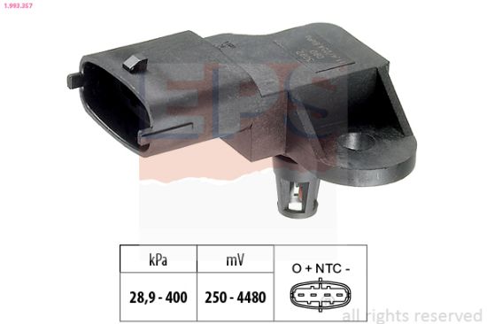 Obrázok Senzor tlaku nastavenia výżky EPS Made in Italy - OE Equivalent 1993357