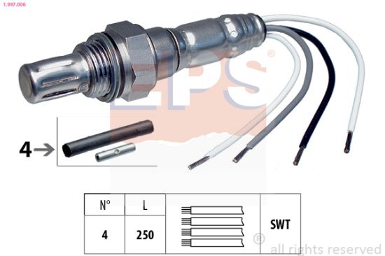 Obrázok Lambda sonda EPS Made in Italy - OE Equivalent 1997006