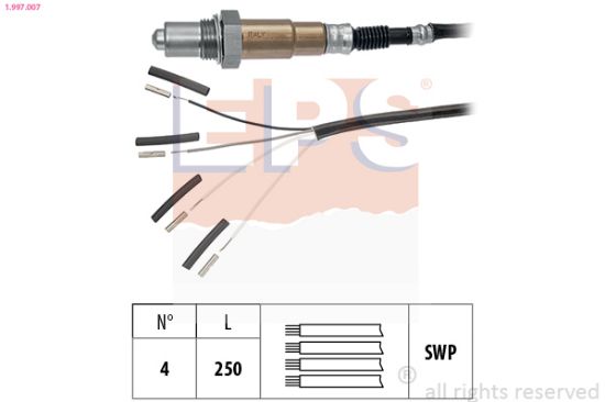Obrázok Lambda sonda EPS Made in Italy - OE Equivalent 1997007