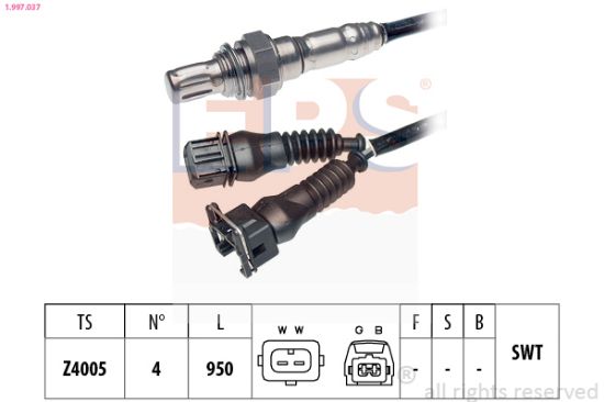 Obrázok Lambda sonda EPS Made in Italy - OE Equivalent 1997037