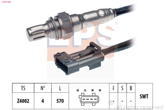 Obrázok Lambda sonda EPS Made in Italy - OE Equivalent 1997076