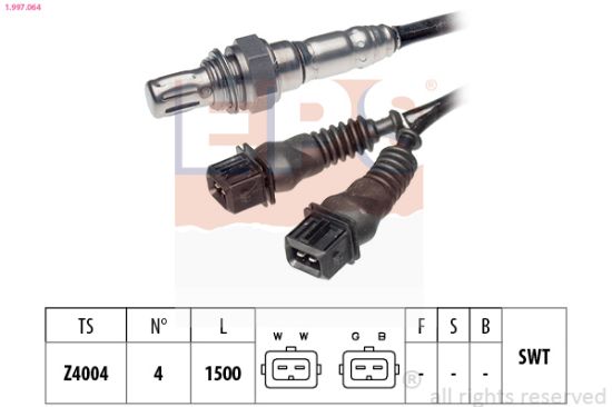 Obrázok Lambda sonda EPS Made in Italy - OE Equivalent 1997064