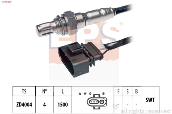 Obrázok Lambda sonda EPS Made in Italy - OE Equivalent 1997087