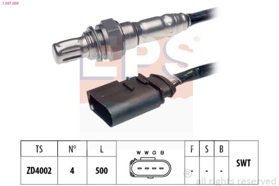 Obrázok Lambda sonda EPS Made in Italy - OE Equivalent 1997108