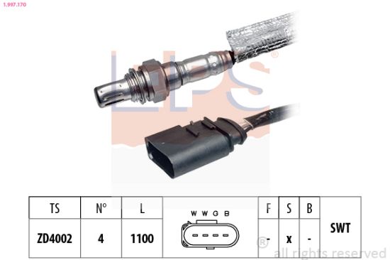 Obrázok Lambda sonda EPS Made in Italy - OE Equivalent 1997170