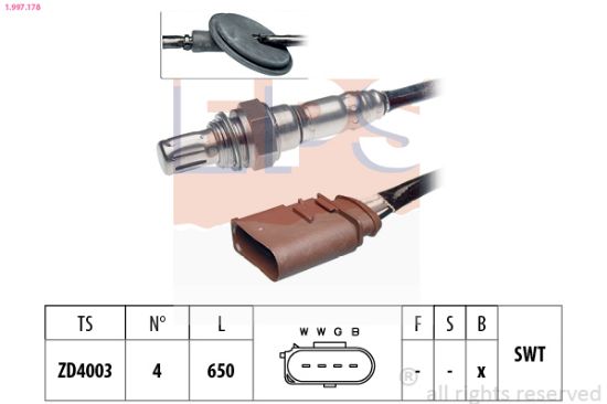 Obrázok Lambda sonda EPS Made in Italy - OE Equivalent 1997178