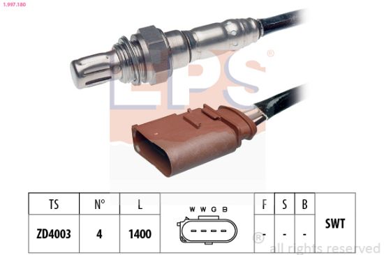 Obrázok Lambda sonda EPS Made in Italy - OE Equivalent 1997180