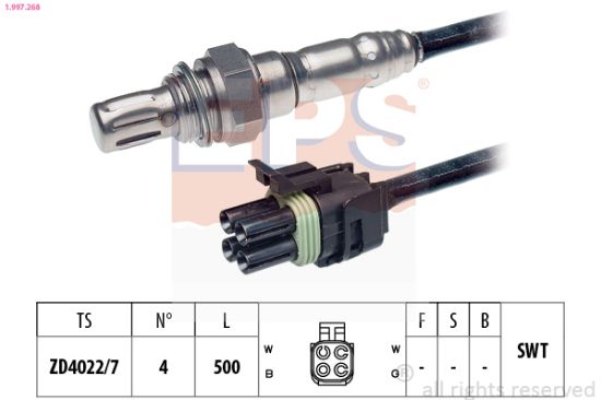 Obrázok Lambda sonda EPS Made in Italy - OE Equivalent 1997268